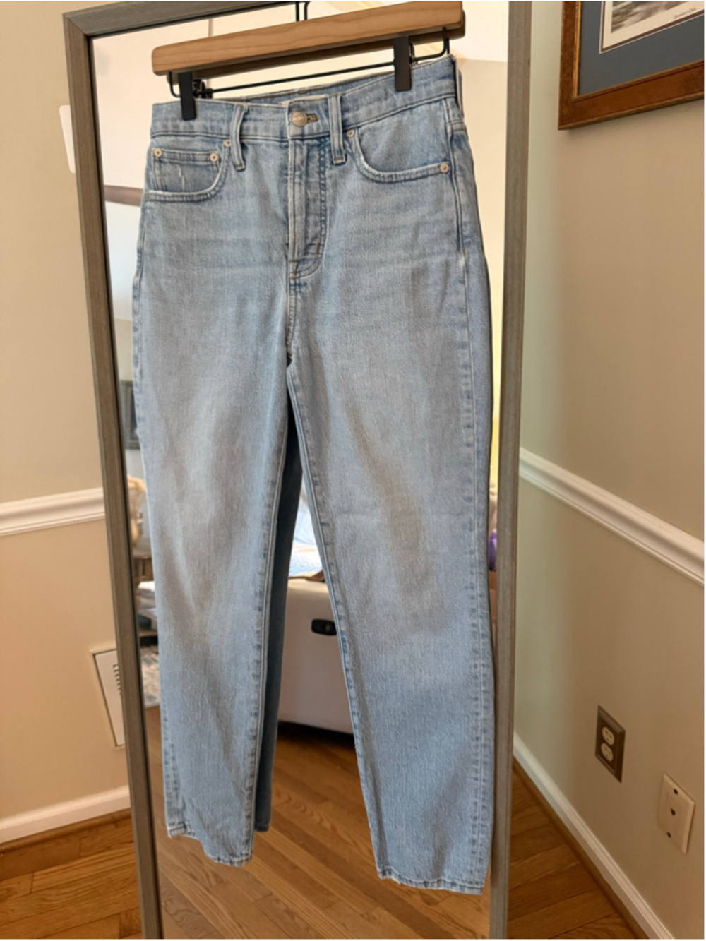 Women's Madewell High Rise Jeans Size 27 Light Blue